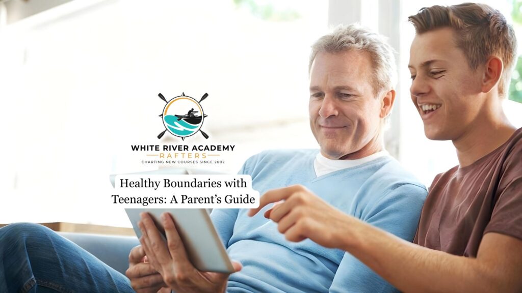 Teenagers and parents bonding