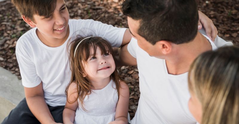 Happy Family Finding Hope