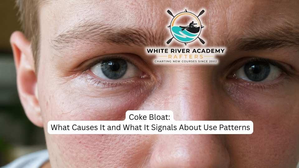 Coke Bloat How Cocaine Causes Facial Puffiness (and What It Signals About Use Patterns) hero image of a closeup of coke bloat.