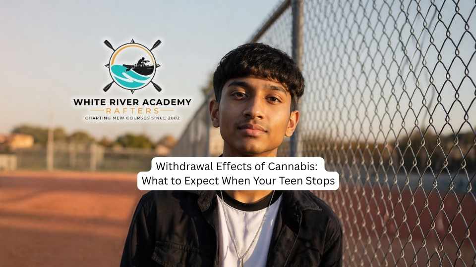 Withdrawal Effects of Cannabis What to Expect When Your Teen Stops hero image of boy near fence.