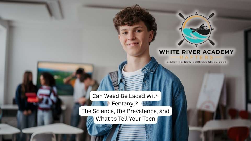Can Weed Be Laced With Fentanyl hero image of a teen boy looking at the viewer.